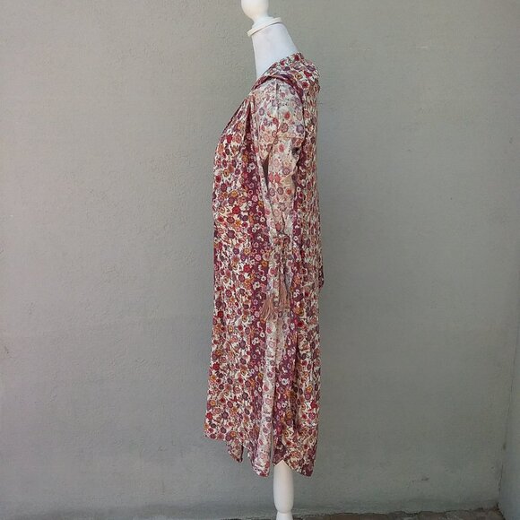 Knox Rose Kimono Duster Size XS-Small Boho Floral Cottagecore  Boho - Picture 5 of 9
